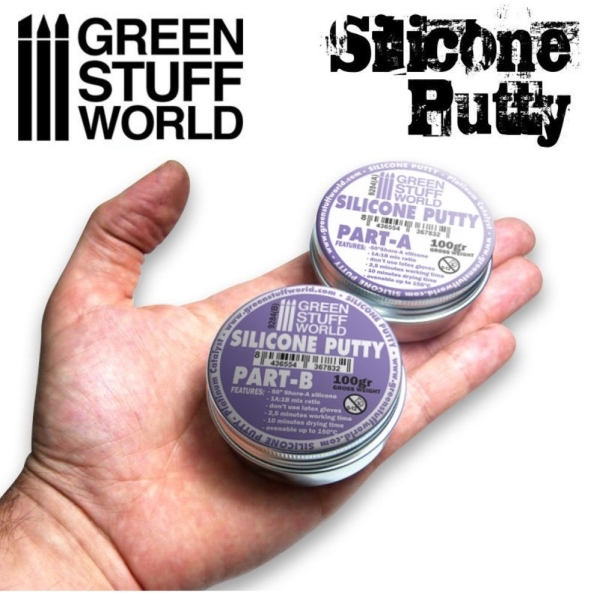 Green Stuff Violett Silikon-Knetmasse 200gr (GP 1L= 79,50€)